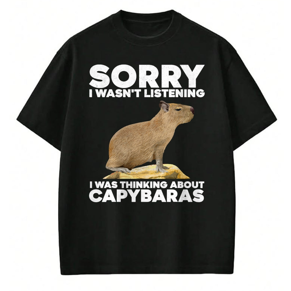 Cute Capybara Shirt, Funny Capybara UnisexT-Shirt/Hoodie/Sweatshirt HLT00 - Best Capybara Design for Men Women Kids Pet Rodent Capybara T-Shirt
