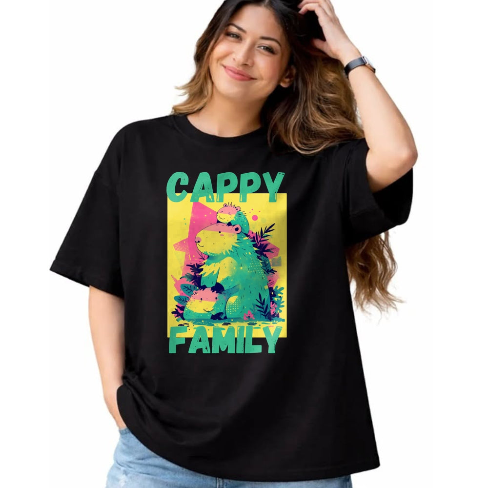 Cute Capybara Shirt, Funny Capybara Unisex T-Shirt/Hoodie/Sweatshirt HLT00 - Capybara Long Sleeve T-Shirt (8)