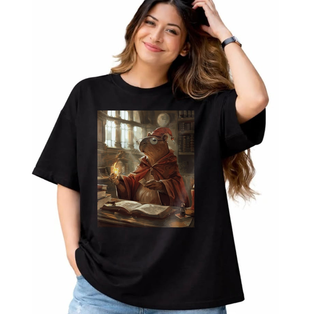 Cute Capybara Shirt, Funny Capybara Unisex T-Shirt/Hoodie/Sweatshirt HLT00 - Funny Graphic Capybara Long Sleeve T-Shirt (6)