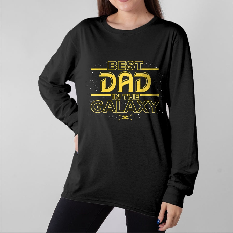 Gift for Dad Shirt, Funny Dad Unisex T-Shirt/Hoodie/Sweatshirt HLT00 – Star Wars Best Dad in the Galaxy Birthday Father’s Day T-Shirt