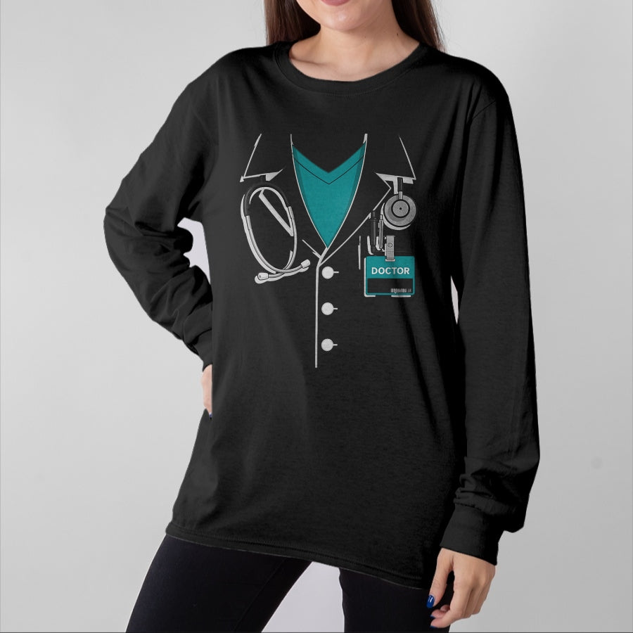 Best Doctor Shirt, Funny Doctor UnisexT-Shirt/Hoodie/Sweatshirt HLT00 - Doctor White Lab Coat Halloween Costume T-Shirt T-Shirt