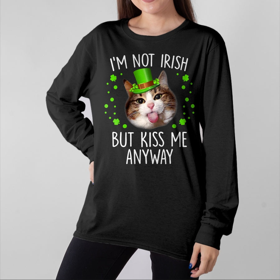 Patrick Day Shirts for Family, Funny Patrick Day shirts, st patrick's day Unisex T-Shirt/Hoodie/Sweatshirt HLT00 - I_m Not Irish But Kiss Me Anyway St. Patrick Day Gifts T-Shirt