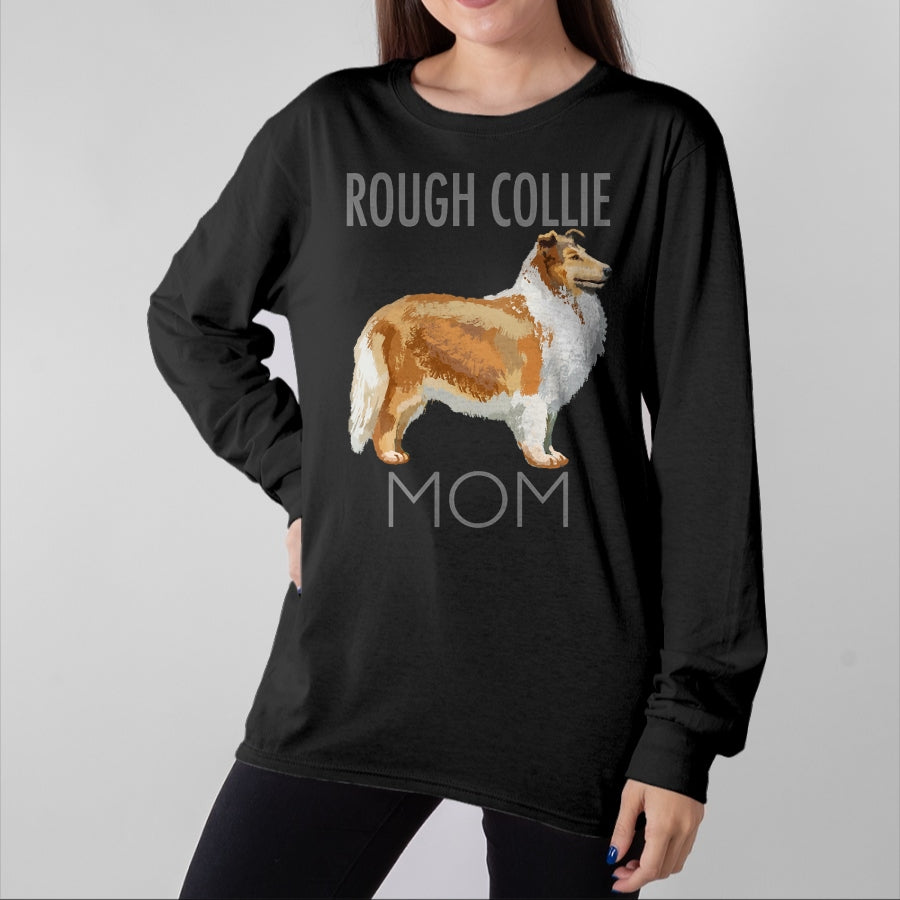 Dog Love Shirt, Dog Lover Gift T-Shirt/Hoodie/Sweatshirt HLT00 - Rough Collie Mom Dog tee shirt T-shirt Tshirt