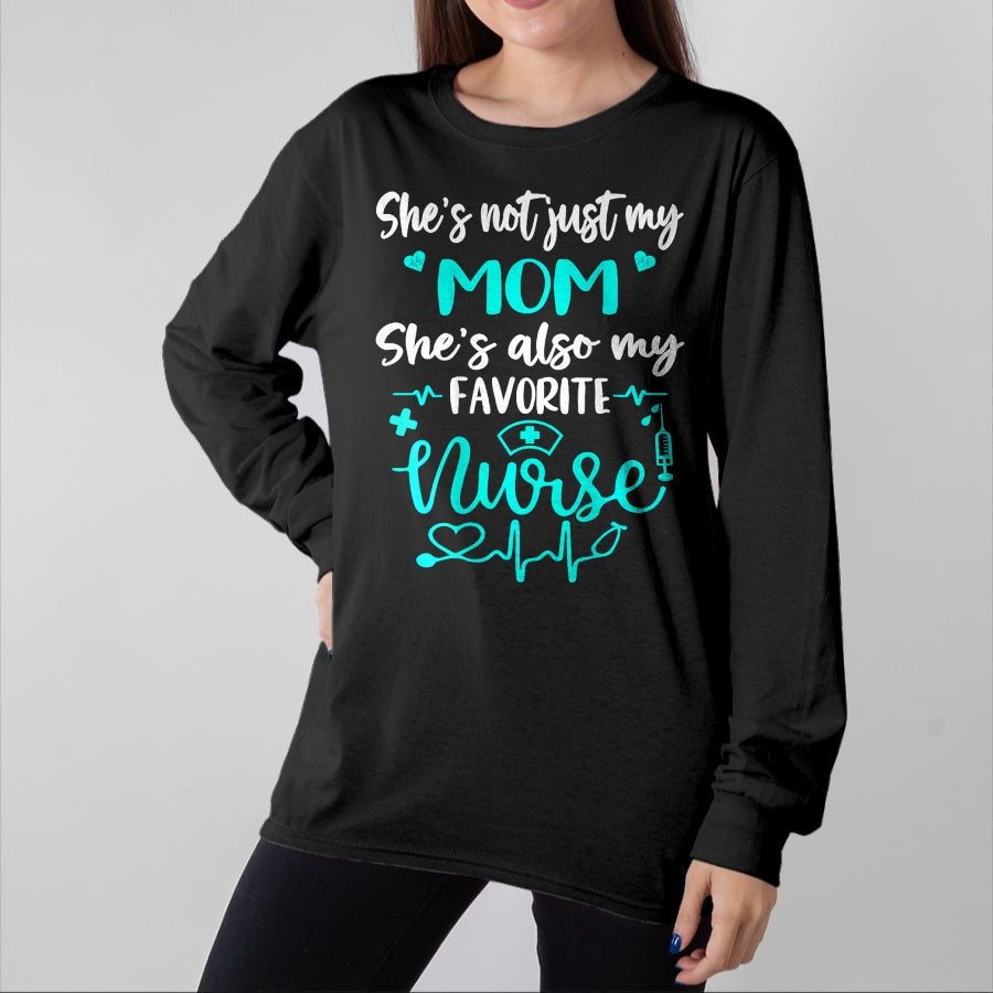 Funny Nurse Shirt, Nurse Unisex T-Shirt/Hoodie/Sweatshirt HLT00 - My Mom Is A Nurse - Proud Nurse Son Daughter RN LPN Family T-Shirt