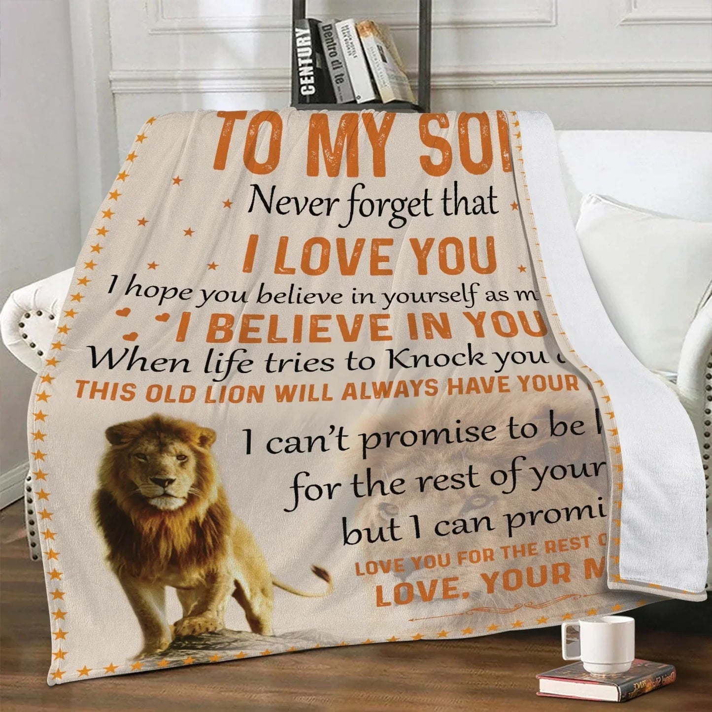 Son Never Forget Blanket From Mom