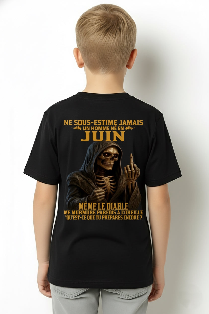 NE SOUS-ESTIME JAMAIS UN HOMME NÉ EN JUIN Fr06 dtsm06 male (SKU12-305-06)