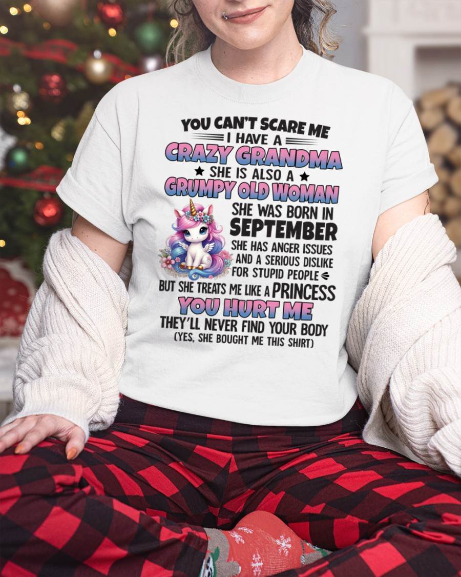 SEPTEMBER - YOU CAN'T SCARE ME - GIFT FROM GRANDMA - NTTD09 (SKU09-106-09)