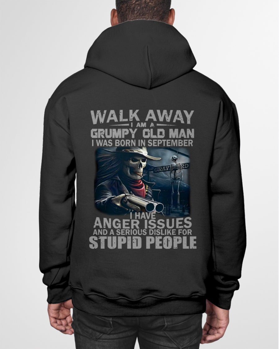 September - Grumpy Old Man T-Shirt – Bold, Strong Personality, Perfect Gift For Men - DTSM09 (SKU08-29-09)