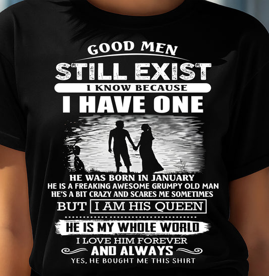JANUARY - GOOD MEN STILL EXIST - PERFECT GIFT FROM HUSBAND - DTSM01 (SKU2604-306-01)