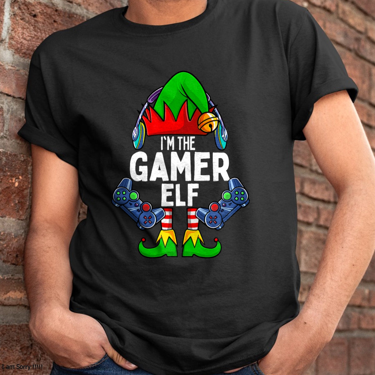 Christmas Shirts for Family, Funny christmas shirts, Christmas Unisex T-Shirt/Hoodie/Sweatshirt HLT00 - Gamer Elf Matching Family Christmas T-Shirt
