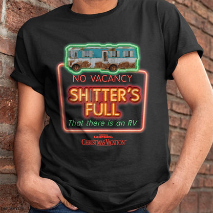 Christmas Shirts for Family, Funny christmas shirts, Christmas Unisex T-Shirt/Hoodie/Sweatshirt HLT00 - Christmas Vacation No Vacancy Shtters Full Christmas T-Shirt