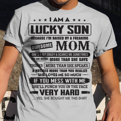 Lucky Son of Awesome Mom - Perfect Gift For Your Son - DTSM00 (SKU08-52-00)