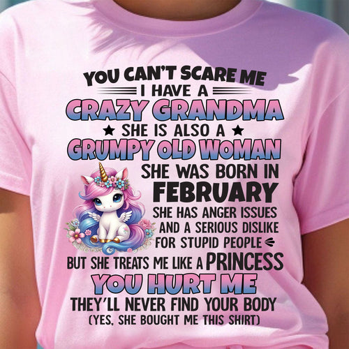 FEBRUARY - YOU CAN'T SCARE ME - GIFT FROM GRANDMA - DTSM02 (SKU09-106-02)