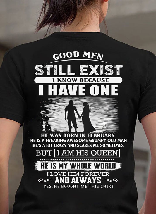 FEBRUARY - GOOD MEN STILL EXIST - PERFECT GIFT FROM HUSBAND - DTSM02 (SKU2607-180-02)