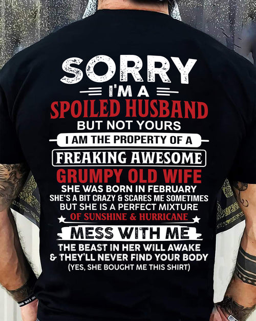 February - Spoiled Husband - Perfect Gift From Wife - DTSM02 (SKU11-02-02)