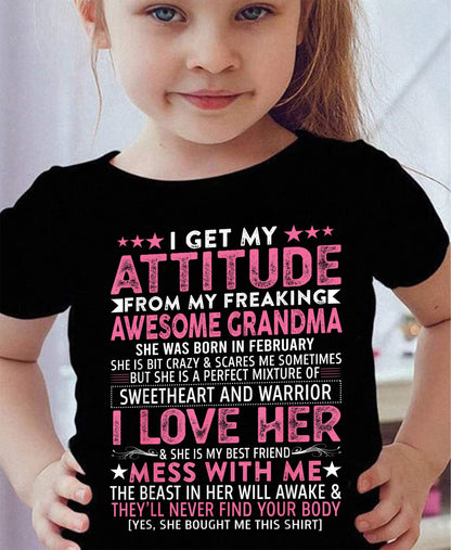 I GET MY ATTITUDE FROM MY GRANDMA FEBRUARY EDITION – FROM GRANDMA TO GRANDDAUGHTER NTTD02 (SKU07-163-02)
