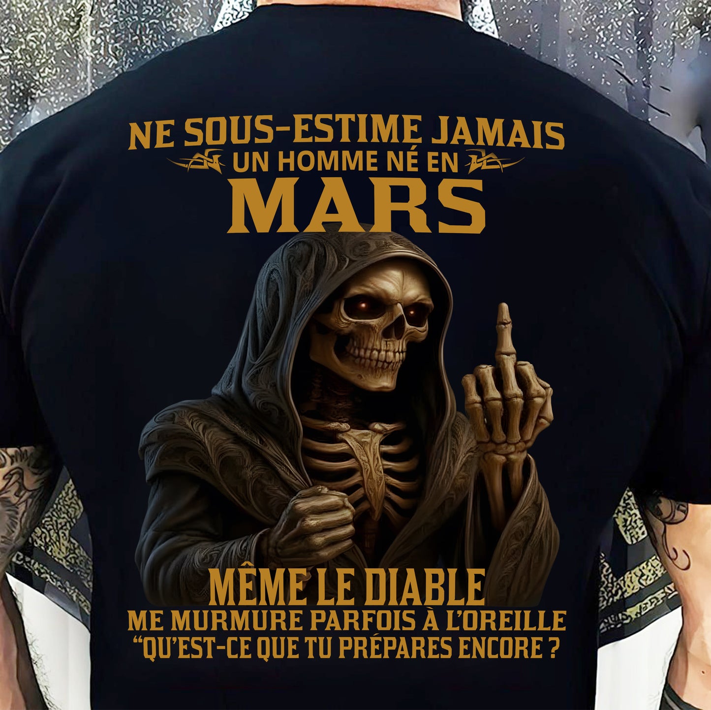 NE SOUS-ESTIME JAMAIS UN HOMME NÉ EN MARS Fr03 dtsm03 male (SKU12-305-03)