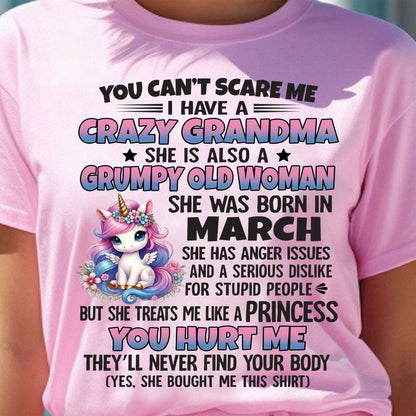 MARCH - YOU CAN'T SCARE ME - GIFT FROM GRANDMA - NTTD03 (SKU09-106-03)