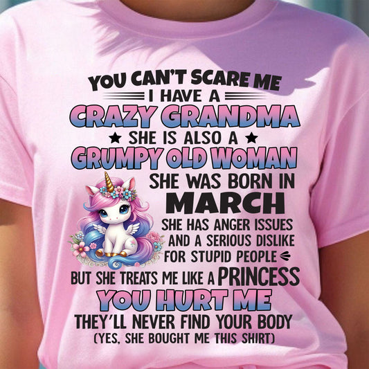 MARCH - YOU CAN'T SCARE ME - GIFT FROM GRANDMA - NTTD03 (SKU09-106-03)