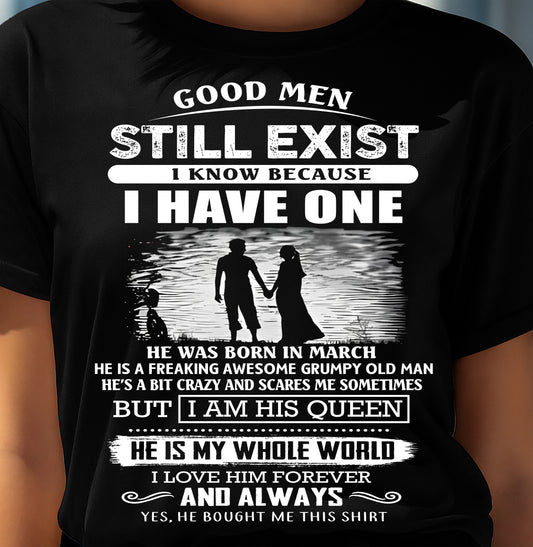 MARCH - GOOD MEN STILL EXIST - PERFECT GIFT FROM HUSBAND, BOYFRIEND - DTSM03 (SKU2604-306-03)