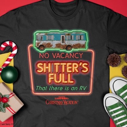 Christmas Shirts for Family, Funny christmas shirts, Christmas Unisex T-Shirt/Hoodie/Sweatshirt HLT00 - Christmas Vacation No Vacancy Shtters Full Christmas T-Shirt