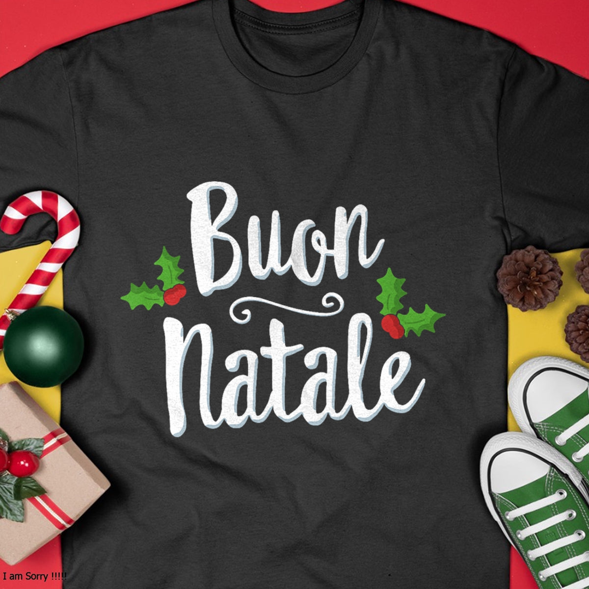 Christmas Shirts for Family, Funny christmas shirts, Christmas Unisex T-Shirt/Hoodie/Sweatshirt HLT00 - Buon Natale Italy Pride Xmas Holiday Italian Christmas T-Shirt