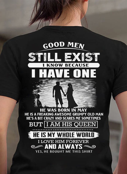 MAY - GOOD MEN STILL EXIST - PERFECT GIFT FROM HUSBAND, BOYFRIEND - DTSM05 (SKU2607-180-05)