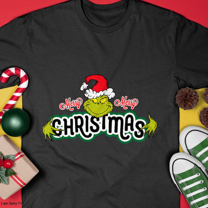 Christmas Shirts for Family, Funny christmas shirts, Christmas Unisex T-Shirt/Hoodie/Sweatshirt HLT00 - Dr. Seuss Grinch Hugs Christmas Short Sleeve T-shirt