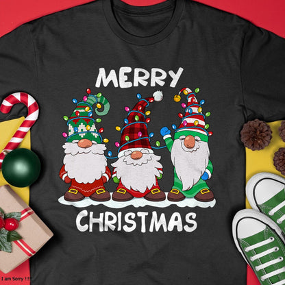 Christmas Shirts for Family, Funny christmas shirts, Christmas Unisex T-Shirt/Hoodie/Sweatshirt HLT00 - Merry Christmas Gnomes Xmas Family Men Women T-Shirt