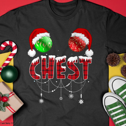 Christmas Shirts for Family, Funny christmas shirts, Christmas Unisex T-Shirt/Hoodie/Sweatshirt HLT00 - Chest Nuts Christmas Shirt Funny Matching Couple Chestnuts T-Shirt