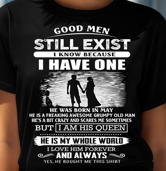MAY - GOOD MEN STILL EXIST - PERFECT GIFT FROM HUSBAND, BOYFRIEND - DTSM05 (SKU2604-306-05)