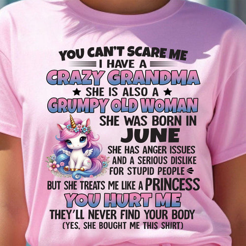 JUNE - YOU CAN'T SCARE ME - GIFT FROM GRANDMA - DTSM06 (SKU09-106-06)