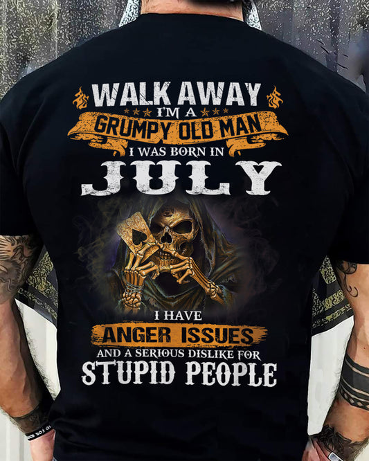 July - Grumpy Old Man T-Shirt – Perfect Gift For Men - DTSM07 (SKU09-89-07)