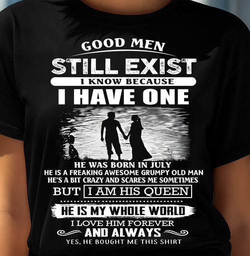 JULY - GOOD MEN STILL EXIST - PERFECT GIFT FROM HUSBAND - DTSM07 (SKU2604-306-07)