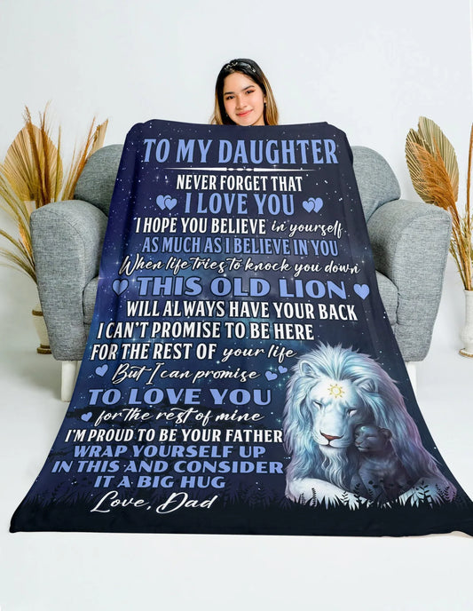 Special Gift For Your Daughter Blanket - From Dad