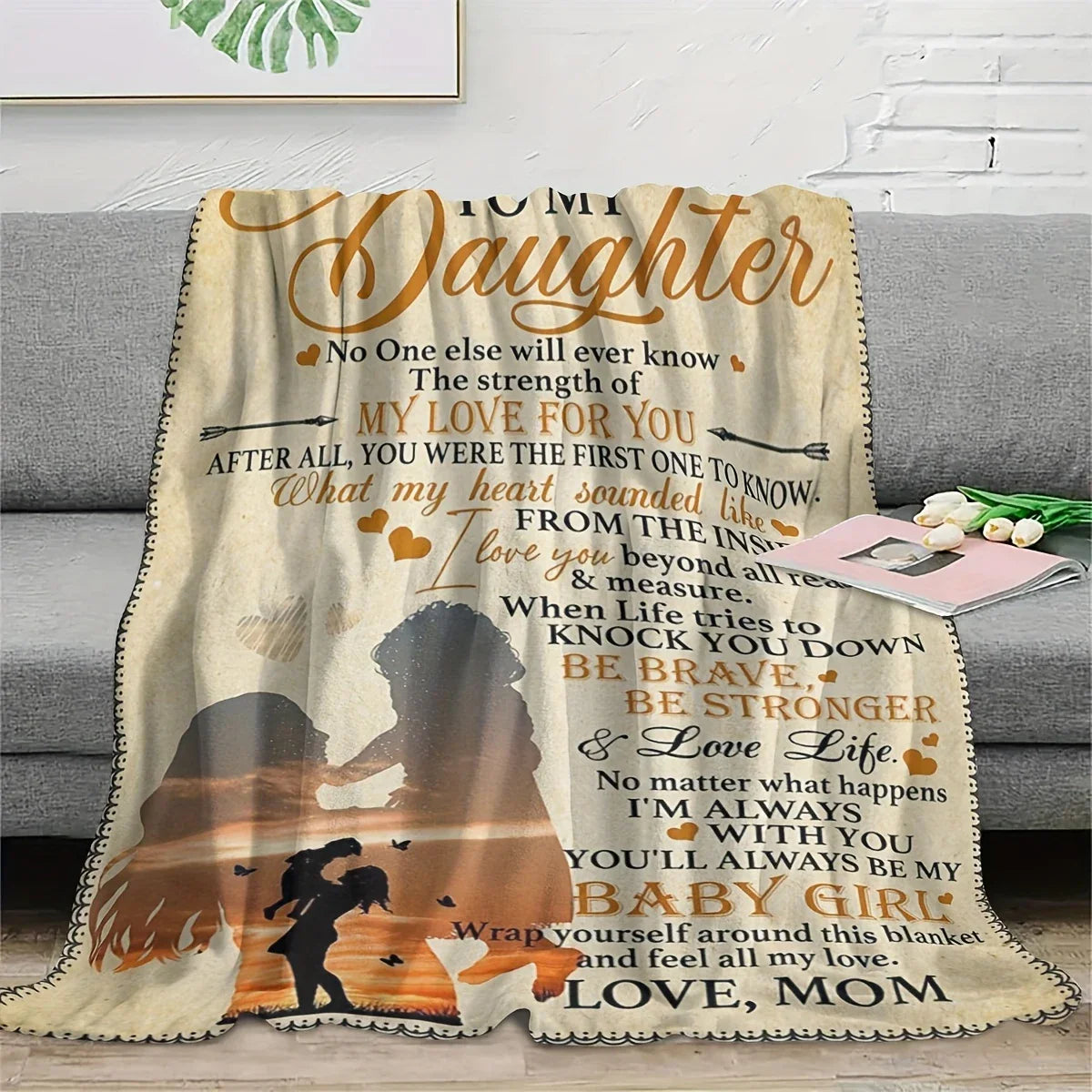 Special Gift For Your Daughter Blanket - From Mom