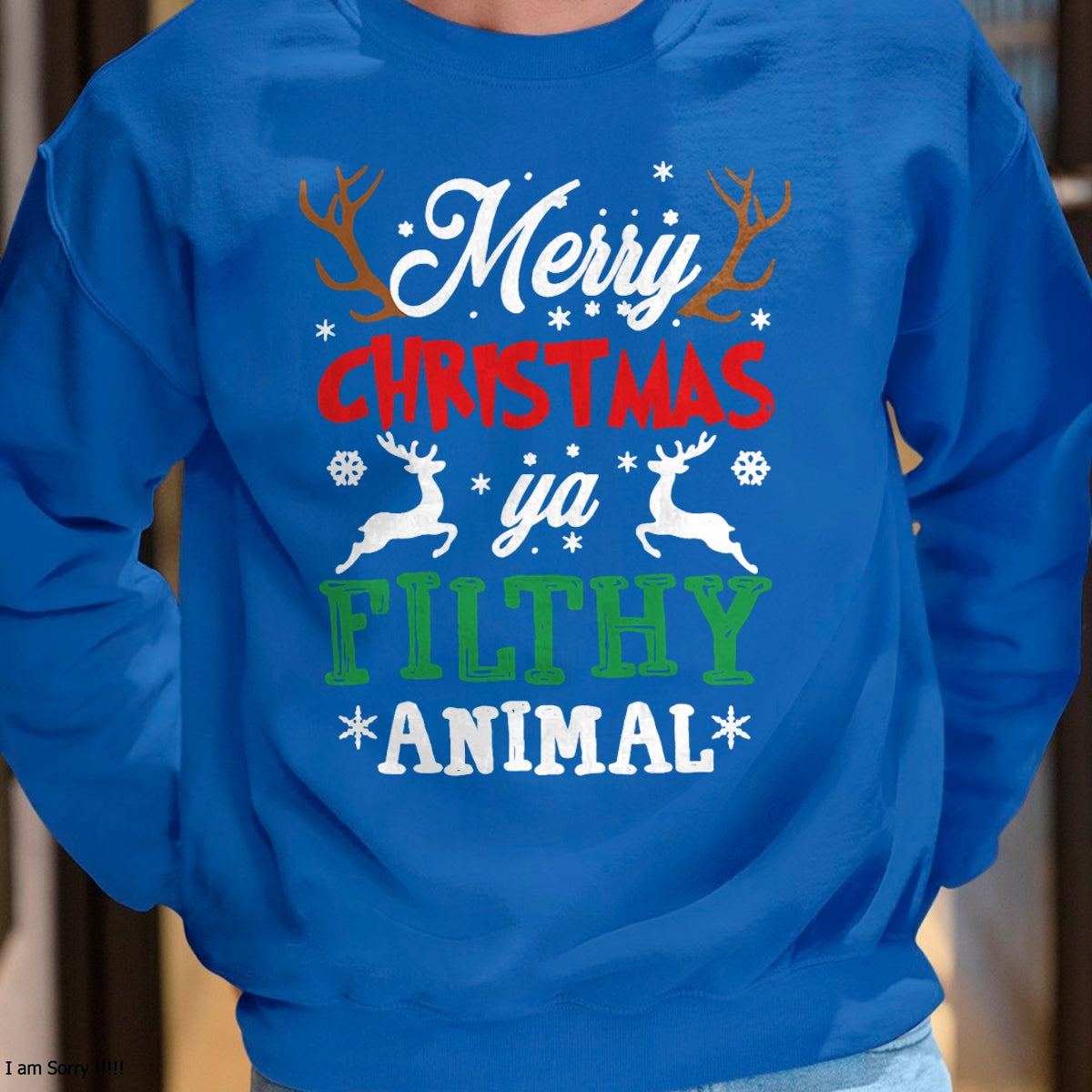 Christmas Shirts for Family, Funny christmas shirts, Christmas Unisex T-Shirt/Hoodie/Sweatshirt HLT00 - Merry Christmas Animal Filthy Ya Xmas Pajama T-Shirt