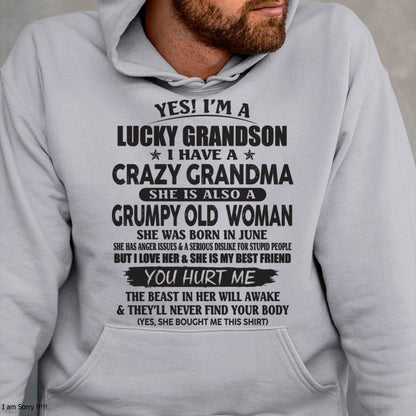 JUNE - LUCKY GRANDSON OF CRAZY GRANDMA -  FROM GRANDMA - DTSM06 (SKU10-173-06)