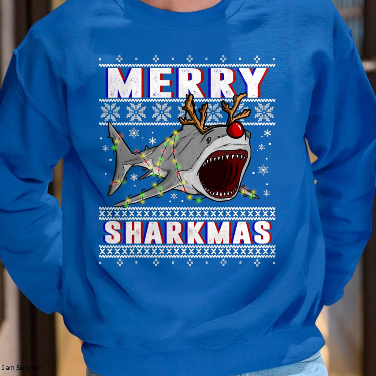 Christmas Shirts for Family, Funny christmas shirts, Christmas Unisex T-Shirt/Hoodie/Sweatshirt HLT00 - Funny Sharkmas Shark Ugly Christmas Sweaters T-Shirt