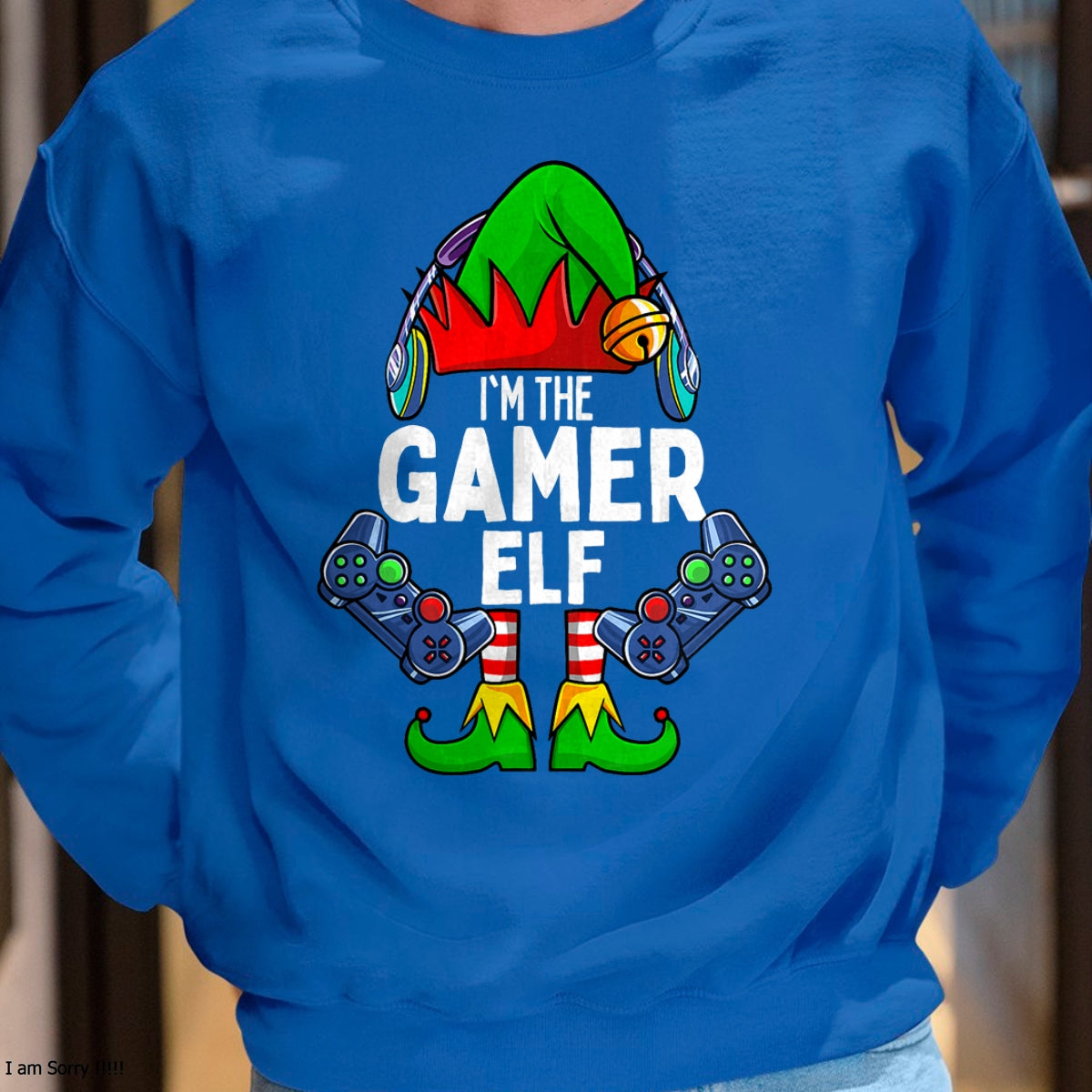 Christmas Shirts for Family, Funny christmas shirts, Christmas Unisex T-Shirt/Hoodie/Sweatshirt HLT00 - Gamer Elf Matching Family Christmas T-Shirt