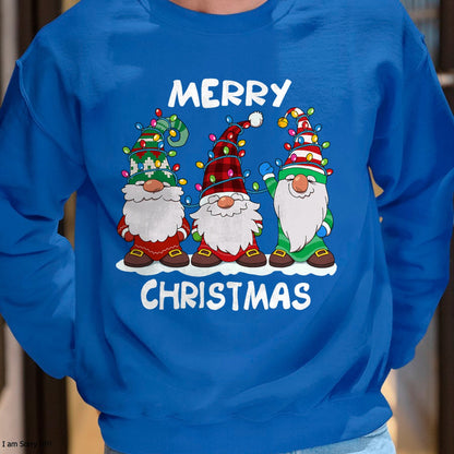 Christmas Shirts for Family, Funny christmas shirts, Christmas Unisex T-Shirt/Hoodie/Sweatshirt HLT00 - Merry Christmas Gnomes Xmas Family Men Women T-Shirt