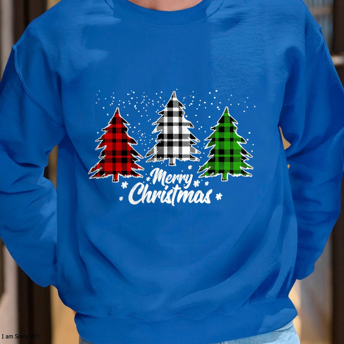 Christmas Shirts for Family, Funny christmas shirts, Christmas Unisex T-Shirt/Hoodie/Sweatshirt HLT00 - Merry Christmas Tree Xmas Buffalo Plaid Red White Green T-Shirt