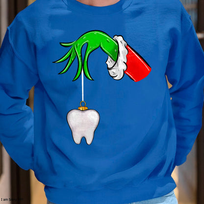 Christmas Shirts for Family, Funny christmas shirts, Christmas Unisex T-Shirt/Hoodie/Sweatshirt HLT00 - Christmas Tooth Dentist Dental Assistant Teeth Xmas Pajamas T-Shirt