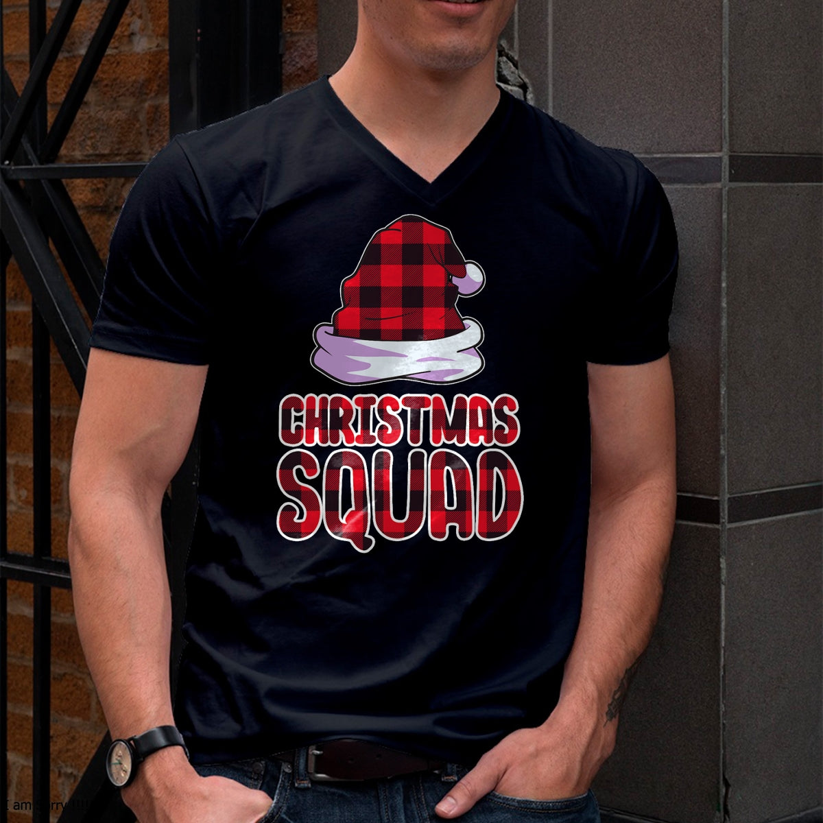 Christmas Shirts for Family, Funny christmas shirts, Christmas Unisex T-Shirt/Hoodie/Sweatshirt HLT00 - Christmas Squad Family Group Matching Christmas Party Pajama T-Shirt