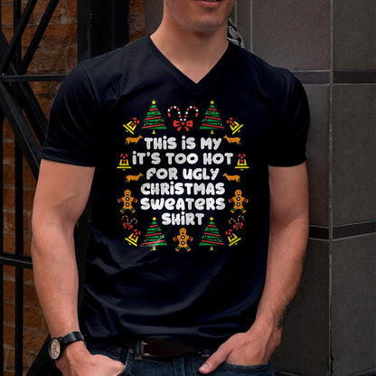 Christmas Shirts for Family, Funny christmas shirts, Christmas Unisex T-Shirt/Hoodie/Sweatshirt HLT00 - Too Hot Ugly Christmas Sweaters Funny Xmas Men Women Family T-Shirt