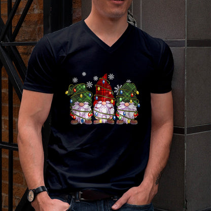 Christmas Shirts for Family, Funny christmas shirts, Christmas Unisex T-Shirt/Hoodie/Sweatshirt HLT00 - Three Gnomes Men Women Buffalo Plaid Red Christmas T-Shirt