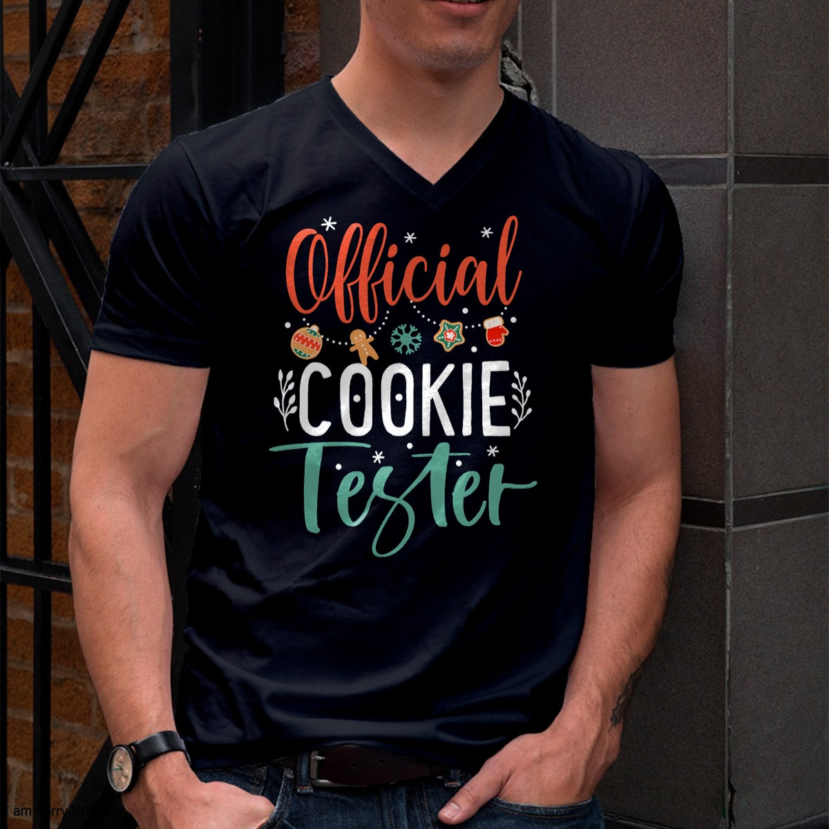 Christmas Shirts for Family, Funny christmas shirts, Christmas Unisex T-Shirt/Hoodie/Sweatshirt HLT00 - Official Cookie Tester Funny Christmas Couples Matching T-Shirt