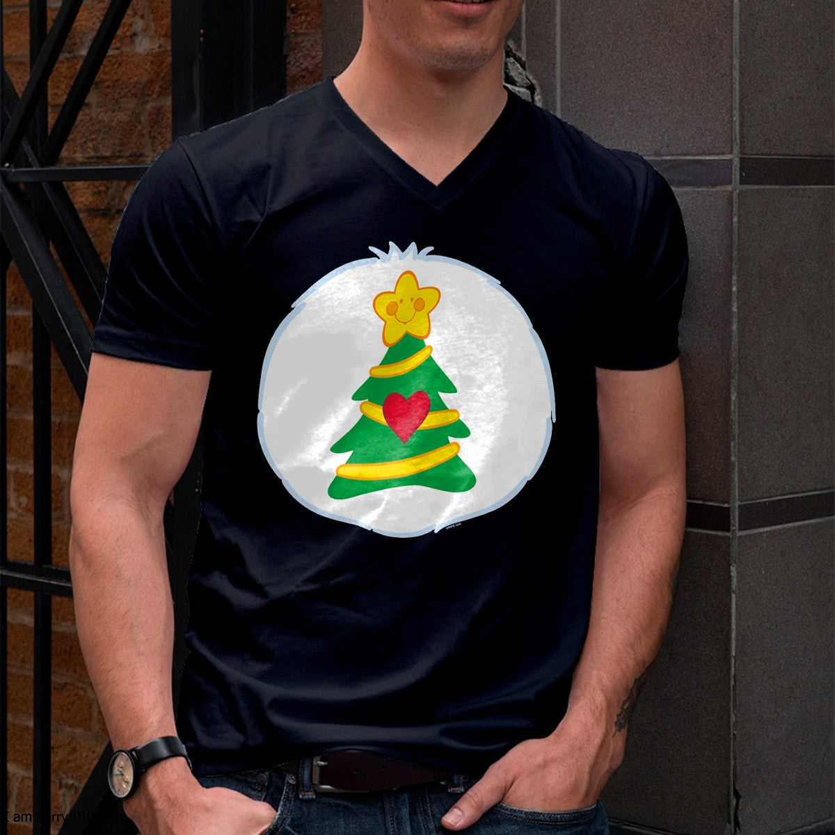 Christmas Shirts for Family, Funny christmas shirts, Christmas Unisex T-Shirt/Hoodie/Sweatshirt HLT00 - Care Bears Christmas Wishes Belly T-Shirt