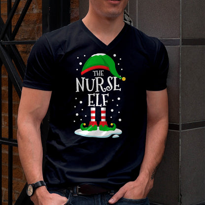 Christmas Shirts for Family, Funny christmas shirts, Christmas Unisex T-Shirt/Hoodie/Sweatshirt HLT00 - The Nurse Elf Christmas Family Matching Xmas Group Funny T-Shirt