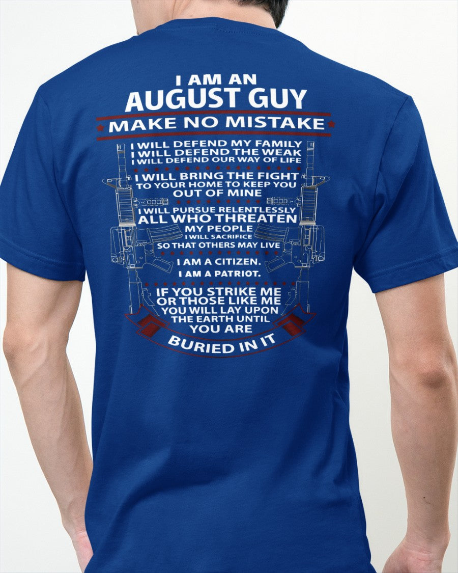 August Guy Patriot Tee - The Perfect T-Shirt For You DTSM08 (SKU07-37-08)